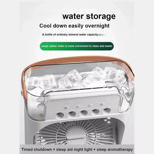3-in-1 Mini Air Cooler Fan – USB Powered