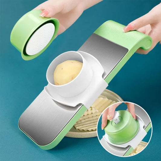 Multifunctional Veg Cutter & Grater – 3/5 Blades